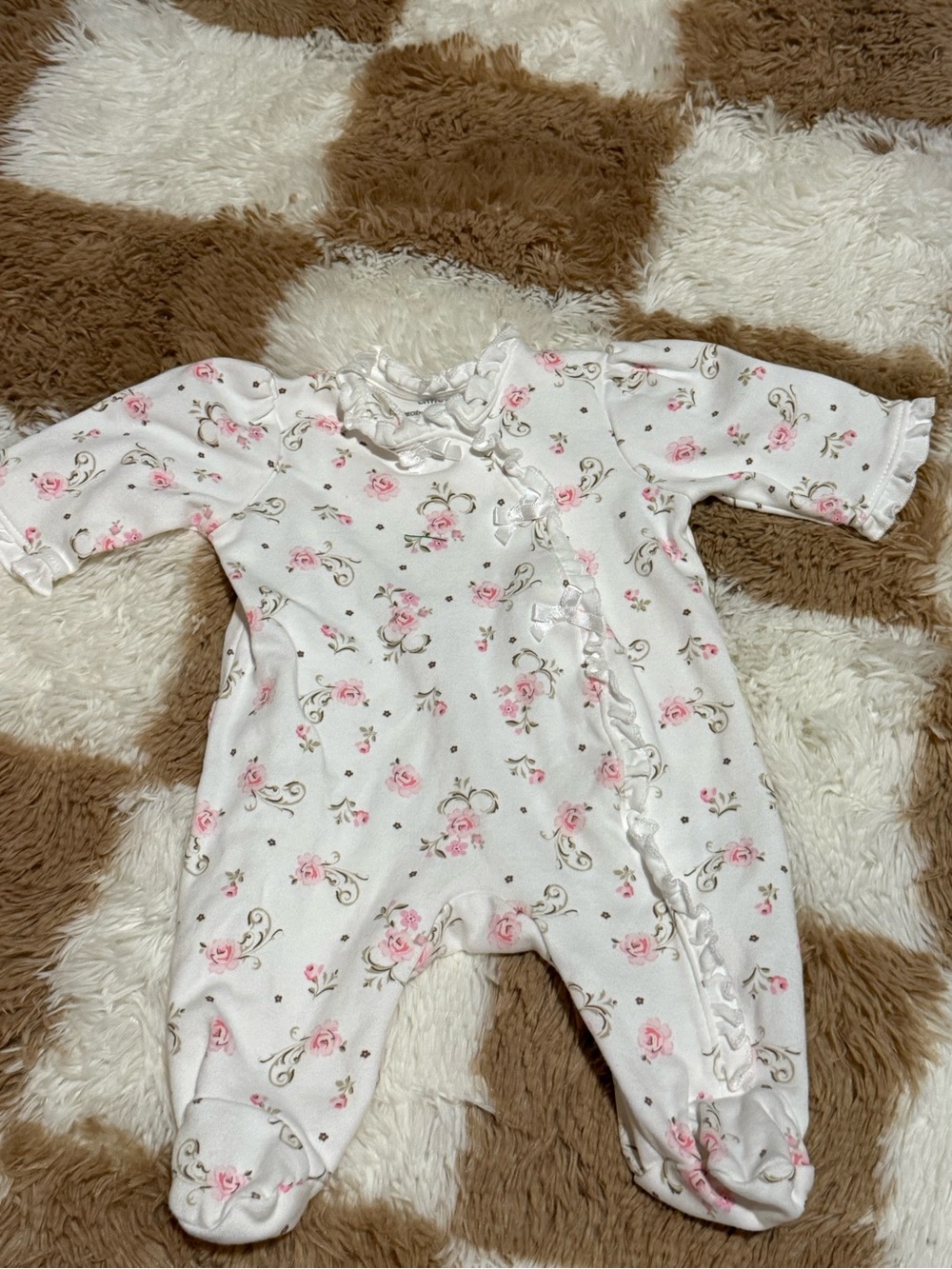 Little Me- Floral Outfit- Newborn